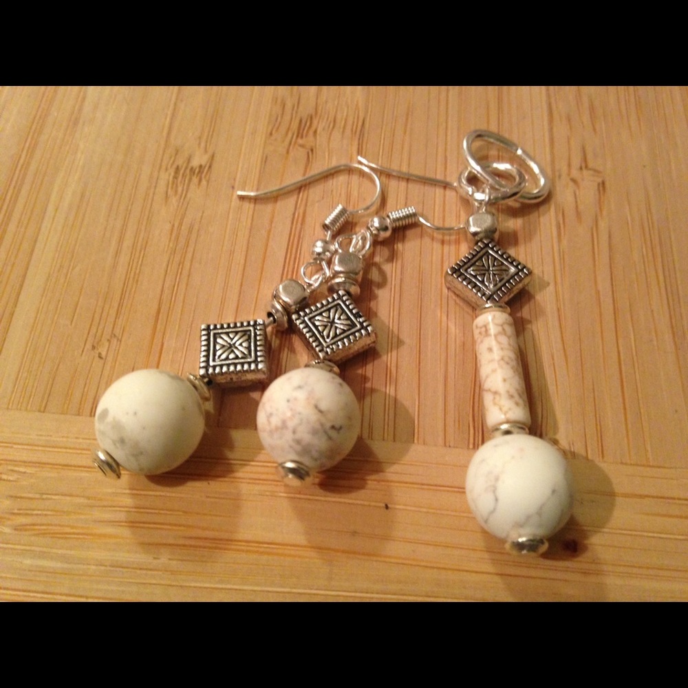 Earrings and pendant